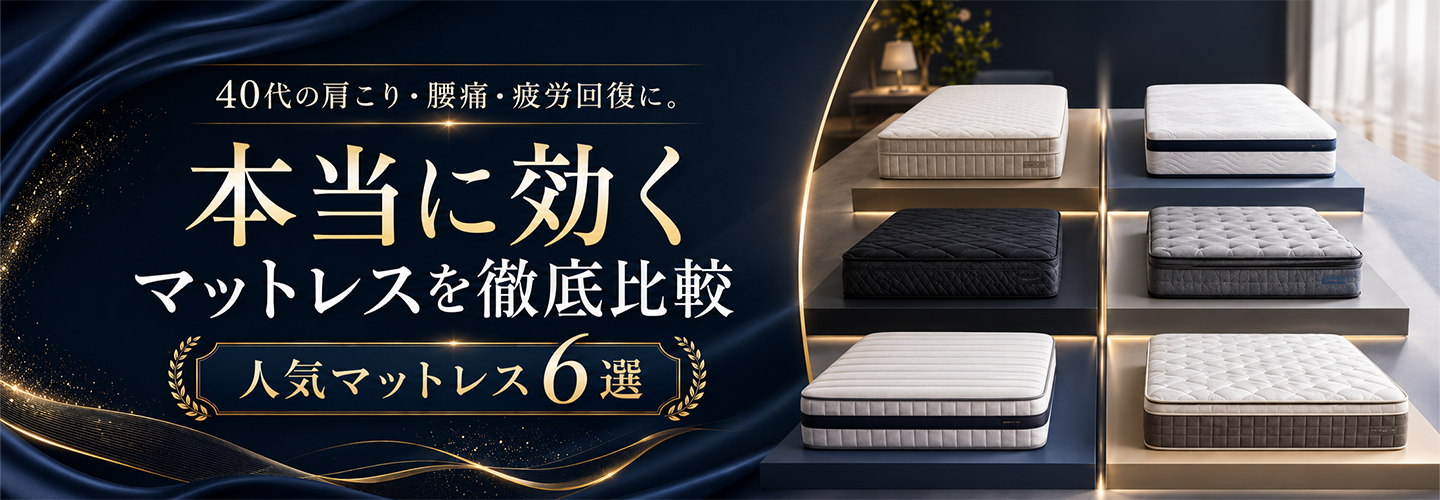 人気マットレスを徹底比較！あなたにぴったりのマットレスが見つかる